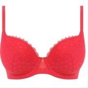 Freya Signature 85E czerwony usztywniany plunge duży stanik 85F