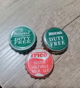 Kapsle starsze Heineken Beck's Frico Holandia Niemcy