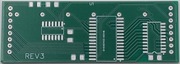 Płytka PCB zamiennika pamięci DRAM 8 x 4116 w ZX Spectrum