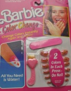 akcesoria BARBIE COLOR CHANGE KOLOROWE PAZNOKCIE