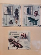 Komory 2009 Mi 2334-8  ryby latimeria  komplet lux bloków zestaw idealny