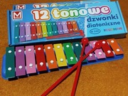 Cymbałki Dzwonki Diatoniczne 12 tonów M04 Polskie oryginalne