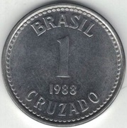 Brazylia 1 cruzado 1988 - 23 mm