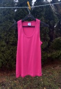 Top bokserka cotton bawełna różowy hot pink XL