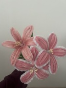 Bukiet kwiatków z drucików