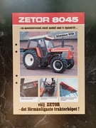 Prospekt - ulotka ZETOR 8045