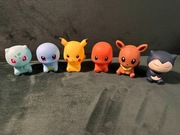 6 x Figurka anime Pikachu Squirtle Charmander