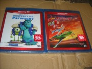 Samoloty + Uniwersytet Potworny - Blu-Ray 2D + 3D