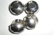 Stare-4  chromowane(niklowane?)gałki do karnisza