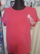 Bluzka bawełna kieszeń koronka Motion 