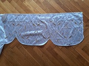 Biała zazdroska firanka 340 x 41cm nr 12