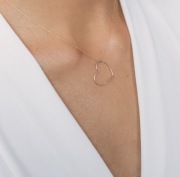 NOWY Naszyjnik złoty z sercem Ania Kruk