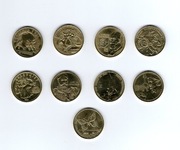 2 zł komplet 9 monet 2001