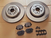 Oryginalne tarcze hamulcowe BMW tył 370x36 BMW 7 G11 + klocki TRW
