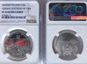 10 ZŁ 2009 SOLIDARNOŚĆ 1979-1989 NGC PF70 ! MAX IDEAŁ