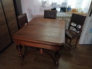 stół Ludwikowski antyk 4 krzesła 