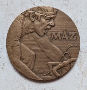 Stary medal PRL / Kolarstwo / Warszawa / Unikat