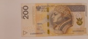 Banknot 200 zł seria AA 6888630