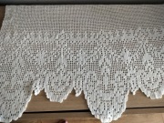 Firanka zazdrostka szydełkowe rękodzieło serwetka 49x92 misterne cacko