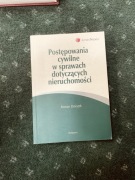 postępowanie cywilne w spr. nieruchomości 