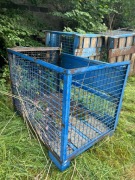 Kontener metalowy box siatkowy 