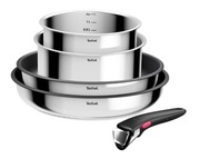 Zestaw garnków Tefal Ingenio Cook Eat L881S504 Indukcja Stal 5 elementów
