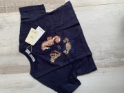 Krótki t-shirt dla dziewczynki Mango Kids 110 nowy