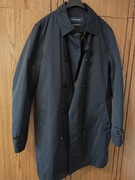 Płaszcz przejściowy granatowy męski Zara M