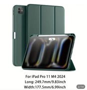 Etui Case Obudowa Z Klapką Do iPad Pro 11 cali M4 2024 Kolor zielony