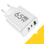 GaN Szybkie ładowanie Ładowarka USB typu C 65 W EU KR PD 3.0