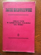 Obraz Tatr w literaturze Polskiej XIX wieku