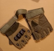 Taktyczne rękawice zielone rozmiar S