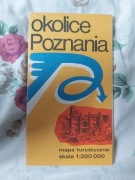 Okolice Poznania mapa turystyczna