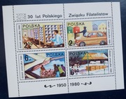 Polska BL113 Dzień Znaczka 1980