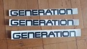Naklejki VW T4 Multivan GENERATION 3szt.