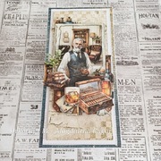 Kartka, ręcznie robiona, urodziny, imieniny, mężczyzna