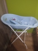 Wanienka ze stelażem + wkładka dla niemowlaka wanna dla dziecka stelaż 