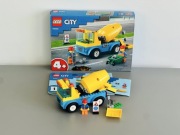 Lego City 60325 ciężarówka betoniarka budowa budowniczy plac budowy