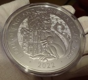 Srebrna moneta kolekcjonerska Lion of England 10 Oz 0,311 kg  Ag.999 2022r