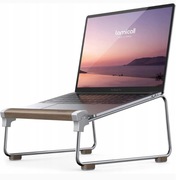 Podstawka pod laptopa stolik uniwersalny drewniany wentylowany 10-16''
