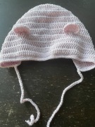 Trzy bonetki handmade 