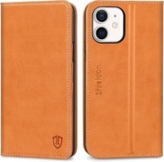 Etui SHIELDON do iPhone'a 12/12 Pro - brązowe