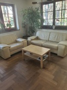 Zestaw wypoczynkowy skóra 