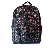 Czarny plecak kwiaty Cropp