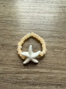 Pierścionek z koralików szklanych