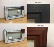 Wysyłka NOWE okno PCV 865 x 535 ANTRACYT lub MAHOŃ