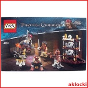 LEGO Pirates INSTRUKCJA papierowa do zestawu 4191 Kajuta kapitana