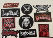Naszywki zespołów Metal: System of a Down / Baby Metal / Lorna Shore / inne