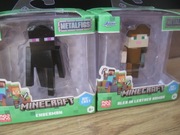 Figurki metalowe  ENDERMAN i ALEX w skórzanej zbroi MINECRAFT - JADA