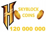 MINECRAFT HYPIXEL SKYBLOCK 120 000 000 COIN MONETY